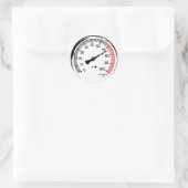 Drukmeter Sticker (Tas)