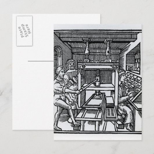 Drukpers Briefkaart (Voorkant / Achterkant)