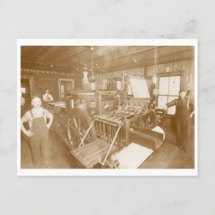 drukpers foto briefkaart