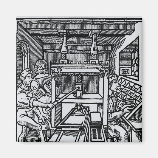 Drukpers Magneet (Voorkant)