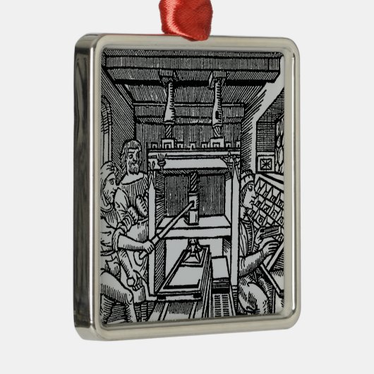 Drukpers Metalen Ornament (Rechts)