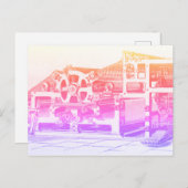  drukpers regenboogBriefkaart Briefkaart (Voorkant / Achterkant)