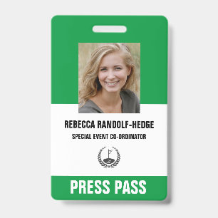 DRUKPERSUITREIKSEL SPECIAAL GOLFEVENEMENT - Foto I Badge