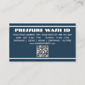 DRUKREINIGER met qr-code Klantenkaartje (Achterkant)