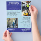 Drukreiniging  flyer (Hand)