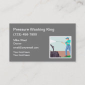 Drukreinigingsservice Visitekaartje (Voorkant)