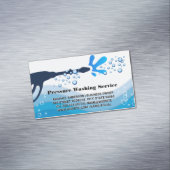 Drukspoelwater | Zakelijke Soap Bubbles Magnetisch Visitekaartje (Voorbeeld)