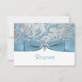 DRUKSTBOW - Winter Wonderland Bat Mitzvah RSVP (Voorkant)
