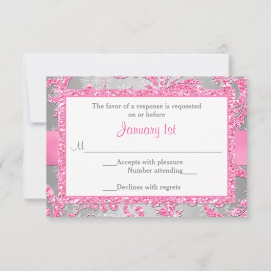 DRUKSTBOW - Winter Wonderland Bat Mitzvah RSVP 2 (Achterkant)