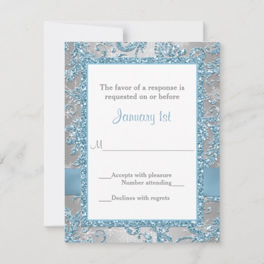 DRUKSTBOW - Winter Wonderland Bat Mitzvah RSVP 2 (Achterkant)