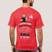 Drukstroom wassen en reinigen  t-shirt (Achterkant)