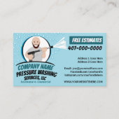 Drukstroom wassen en reinigen visitekaartje (Voorkant)