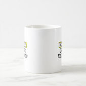 Drukte bij het verslaan van testiskanker koffiemok (Center)