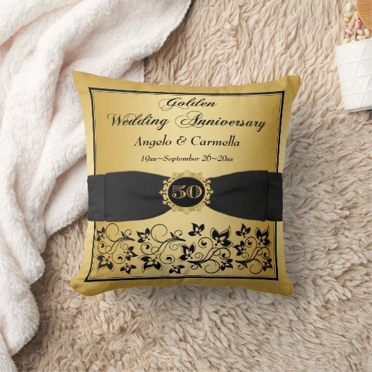 DRUKTE BOW 50e Jubileum dubbele FOTO Pijler 3 Kussen (Deken)