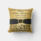 DRUKTE BOW 50e Jubileum dubbele FOTO Pijler 3 Kussen (Voorkant)