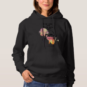 Drukte met niets luiders in de Cup Line Art Hoodie