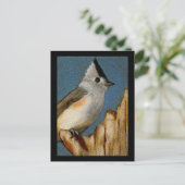 DRUKTITEMOUSE IN KLEURENPENCIL BRIEFKAART (Staand voorkant)