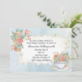  drukvaten met bridale douche kaart (Staand voorkant)