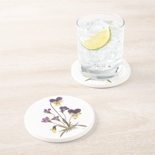 Drukventilatorontwerp Zandsteen Onderzetter (Zijkant)