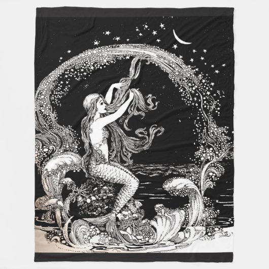  drukvulling fleece deken (Voorkant)