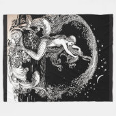  drukvulling fleece deken (Voorkant (Horizontaal))