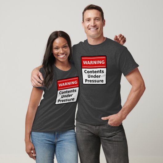 Drukwaarschuwing T-shirt (Unisex)
