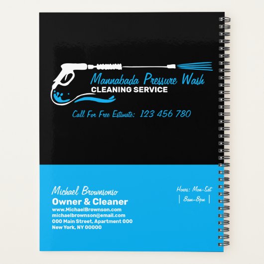 Drukwas kantoor water spuitpistool planner (Achterkant)