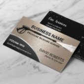 Drukwasapparaat Wasmachine Gold Metalen Reiniging Visitekaartje