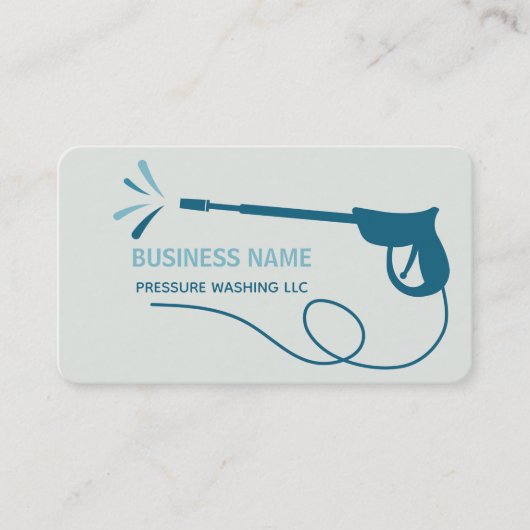 Drukwasauto's Visitekaartje (Voorkant)