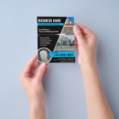Drukwasbeurt Power Wash Pro Huisreiniging Flyer (Hand)