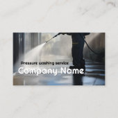 Drukwasdienst Huis Buitenreiniger Visitekaartje (Voorkant)
