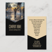 Drukwasdienst Huis Buitenreiniger Visitekaartje (Voorkant / Achterkant)