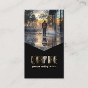 Drukwasdienst Huis Buitenreiniger Visitekaartje