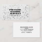 Drukwasdiensten Commerciële woningen Visitekaartje (Voorkant / Achterkant)