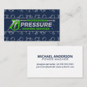 Drukwasdiensten | Zeepbellen Visitekaartje (Voorkant / Achterkant)