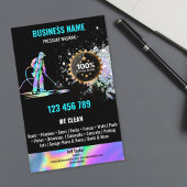 Drukwaskracht oprit reinigen flyer