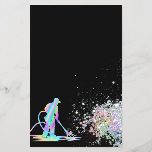 Drukwaskracht oprit reinigen flyer (Achterkant)