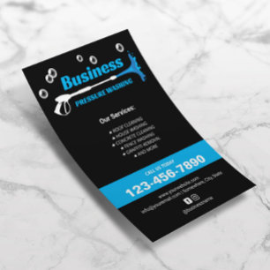 Drukwaskracht Wasmachine Huis Reiniging Zwart Flyer