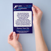 Drukwaskracht Wassen Professionele Marine Flyer (Hand)