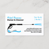 Drukwaskracht Wassen Reiniging Visitekaartje (Achterkant)