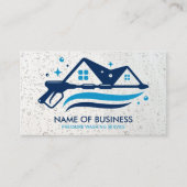 Drukwaskracht Waswater valt Visitekaartje (Voorkant)