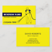 Drukwasmachine en goudreiniging visitekaartje (Voorkant / Achterkant)