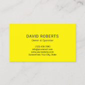 Drukwasmachine en goudreiniging visitekaartje (Achterkant)