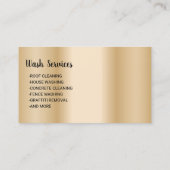 Drukwasmachine en goudreiniging visitekaartje (Achterkant)