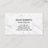 Drukwasmachine voor wasmachine visitekaartje (Achterkant)