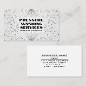 Drukwasmachines Diensten Residentieel Commercieel Visitekaartje (Voorkant / Achterkant)