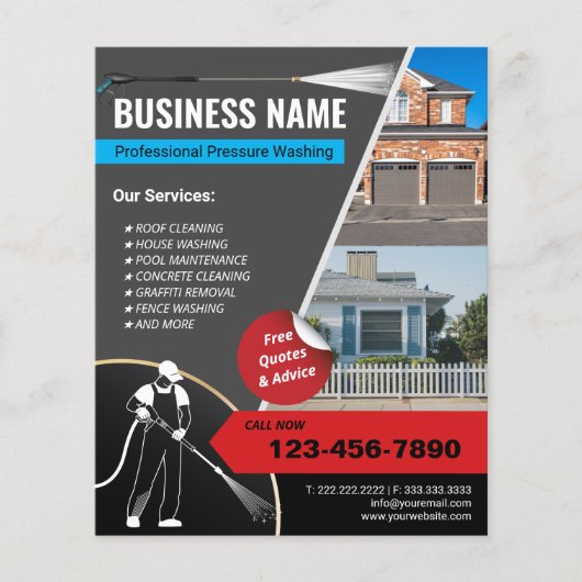 Drukwasmiddelwas Flyer (Voorkant)