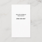 Drukwassen, Auto-wasstraat Detailer Visitekaartje (Achterkant)