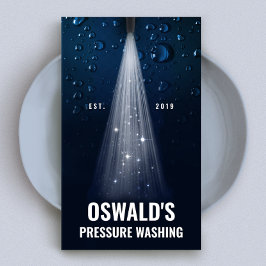 Drukwassen, Auto-wasstraat Detailer Visitekaartje