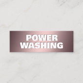 Drukwassen Mini Visitekaartje (Voorkant)